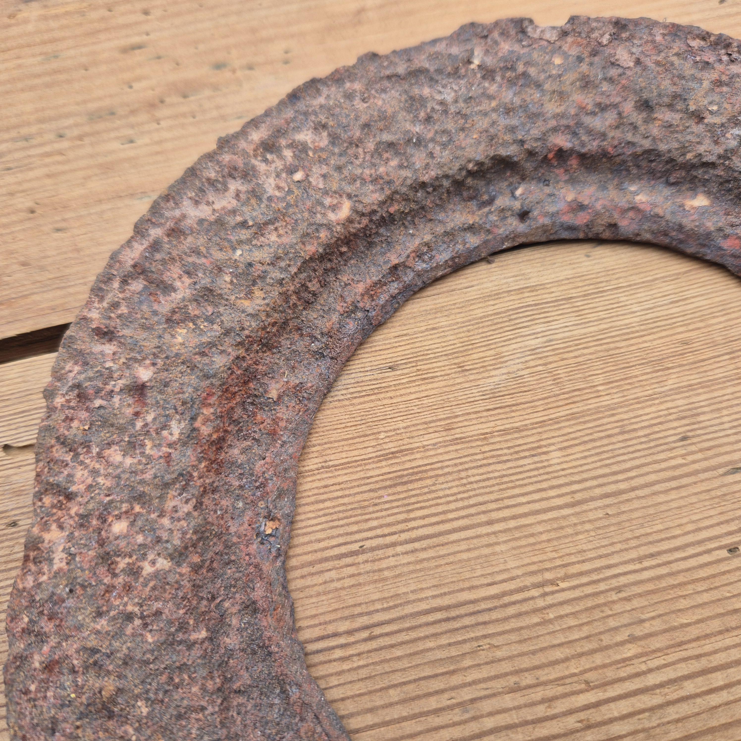 Rusty Metal Ring, Rusted Circle, Old Industrial Parts - Etsy