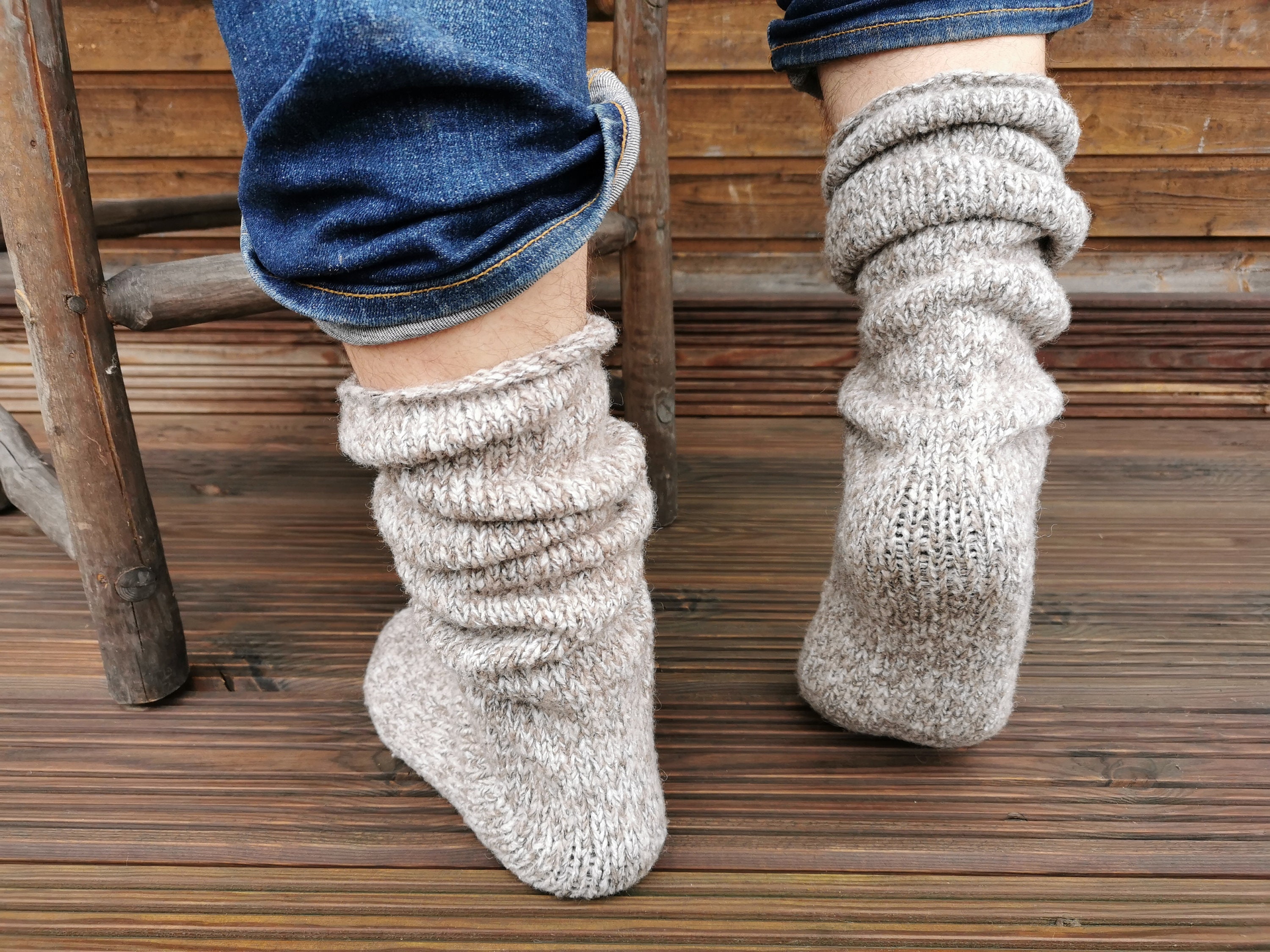 Slouch socks for men elderly gifts Etsy