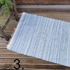 Washable rug, chindi rag rug, housewarming gift 3 = 38x31in/ 97x79cm