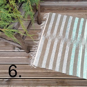 Washable rug, chindi rag rug, housewarming gift 6 = 26x31in/ 65x78cm