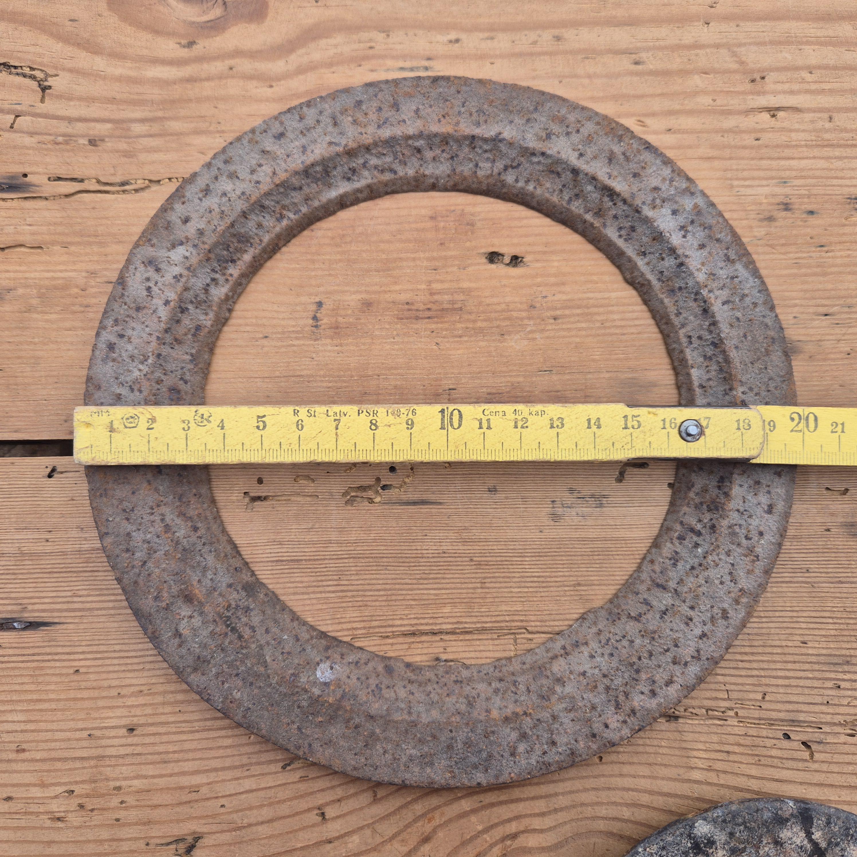 Rusty Metal Ring, Rusted Circle, Old Industrial Parts - Etsy
