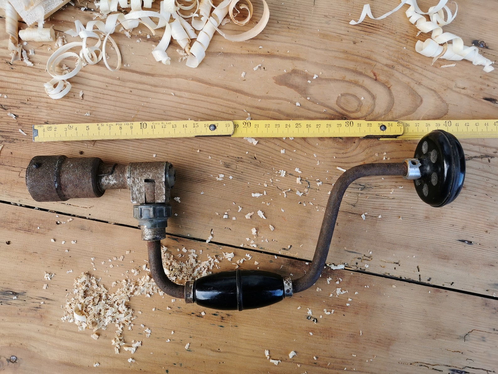 Hand crank drill vintage hand tools for craftsman Etsy