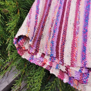Washable rug, chindi rag rug, housewarming gift image 12