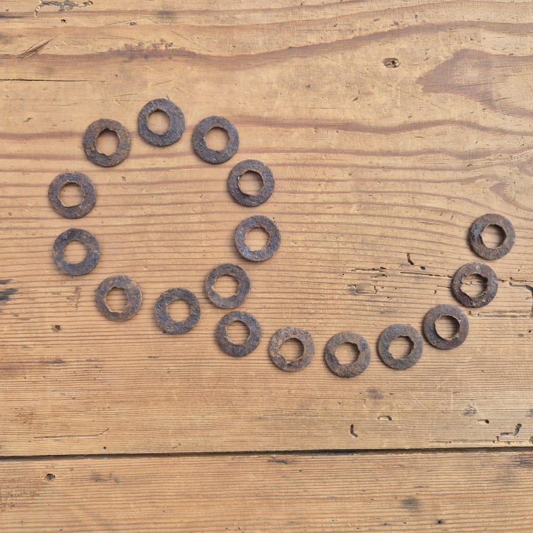 Rusty Washers Rusty Screw Washers, Metal Working Parts - Etsy