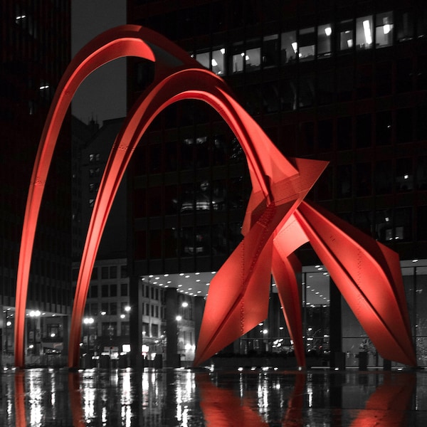 Calder's Flamingo in Chicago