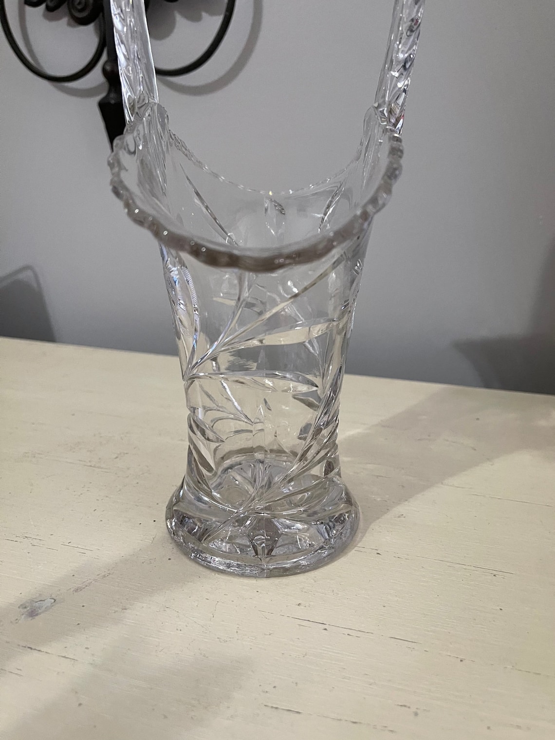 Crystal Bride Basket 12 Inch Tall Etsy