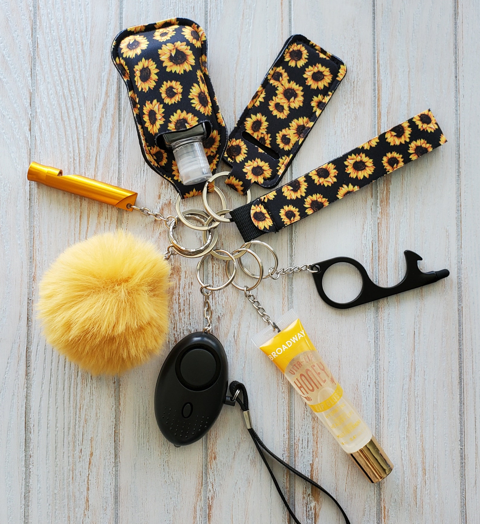 Safety keychain Safety keychain for women Lip gloss Etsy