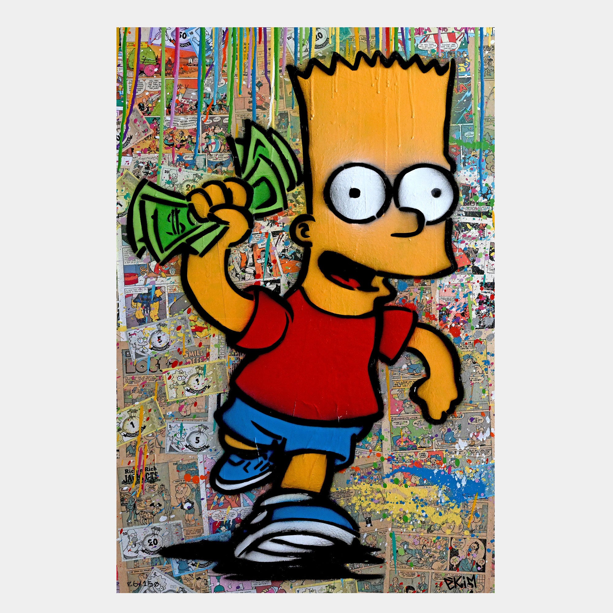 Bart simpsons art