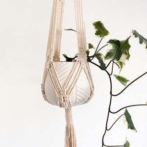 Dia Macrame Plant Hanger - Handmade, cotton cord,