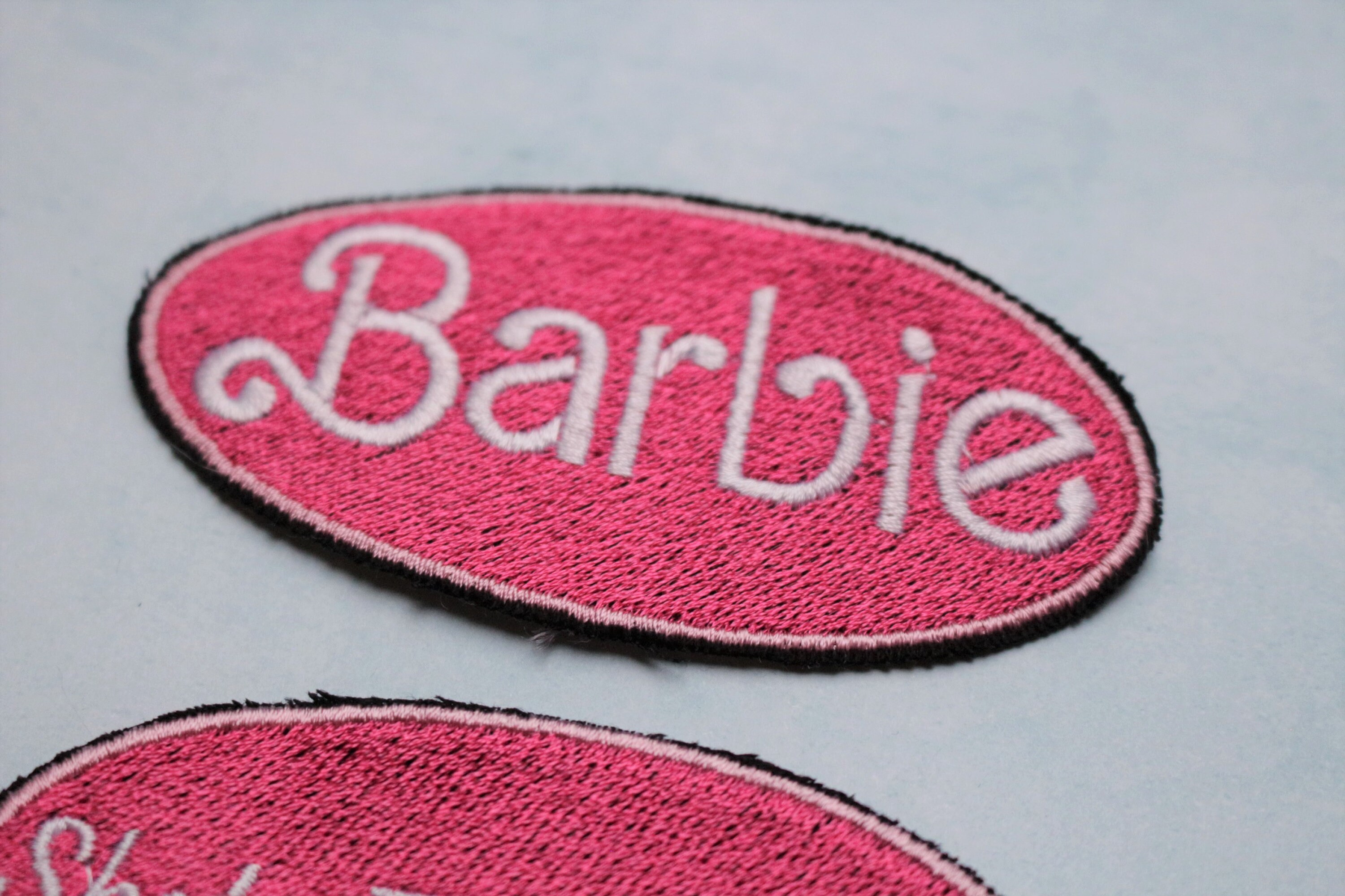 Barbie Classic Logo Patch Doll Toy Movies Embroidered