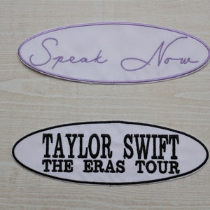 The Eras Tour Custom Patches Iron on Fearless, Speak Now, RED