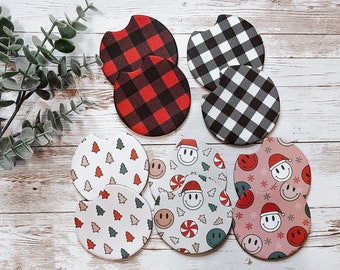 Car Coasters//Cup Holders//Christmas Car Coasters
