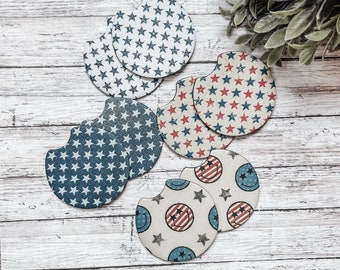 Car coasters//Boho car coasters//Retro Smiley car coasters