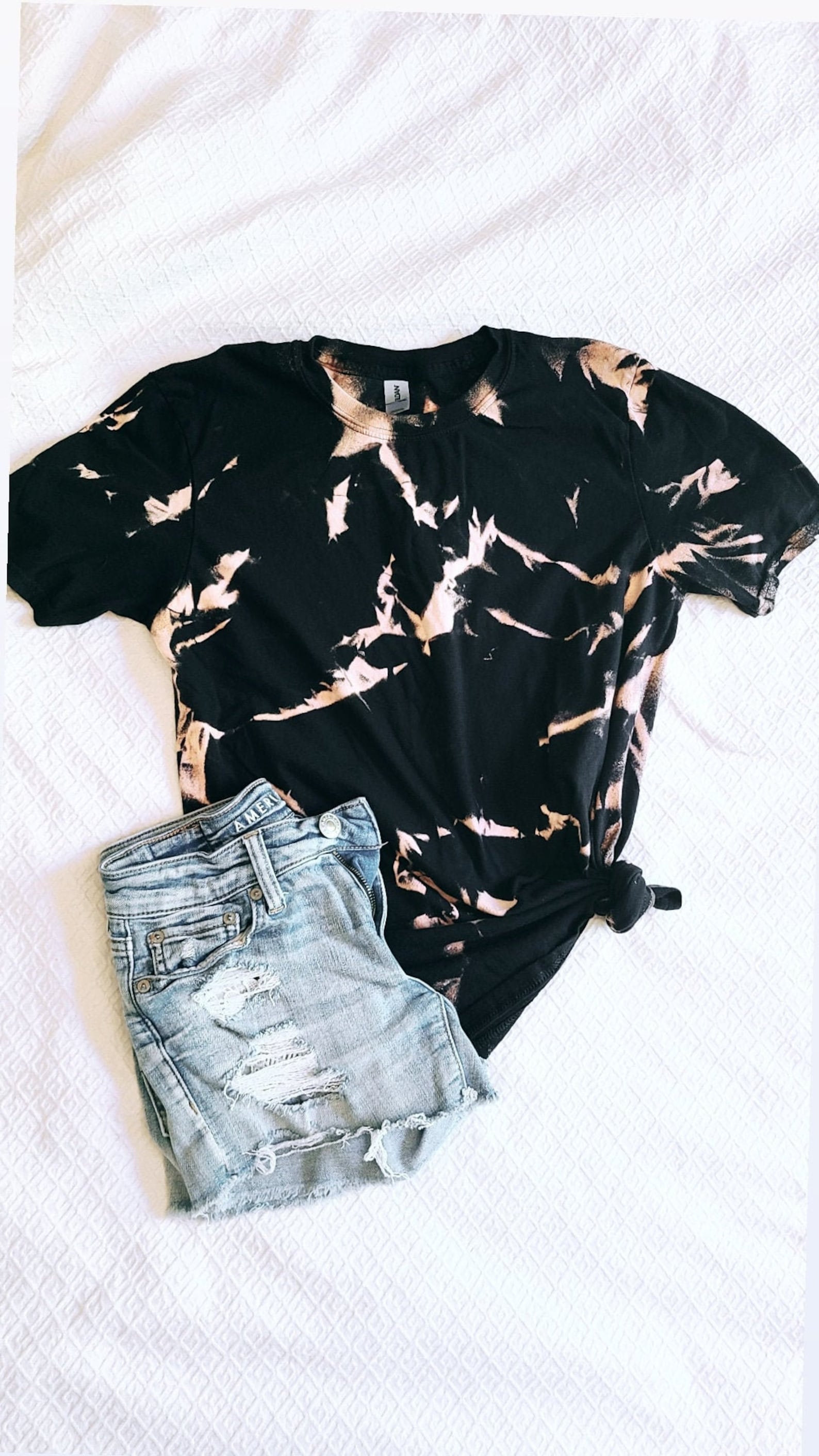 acid washed tee