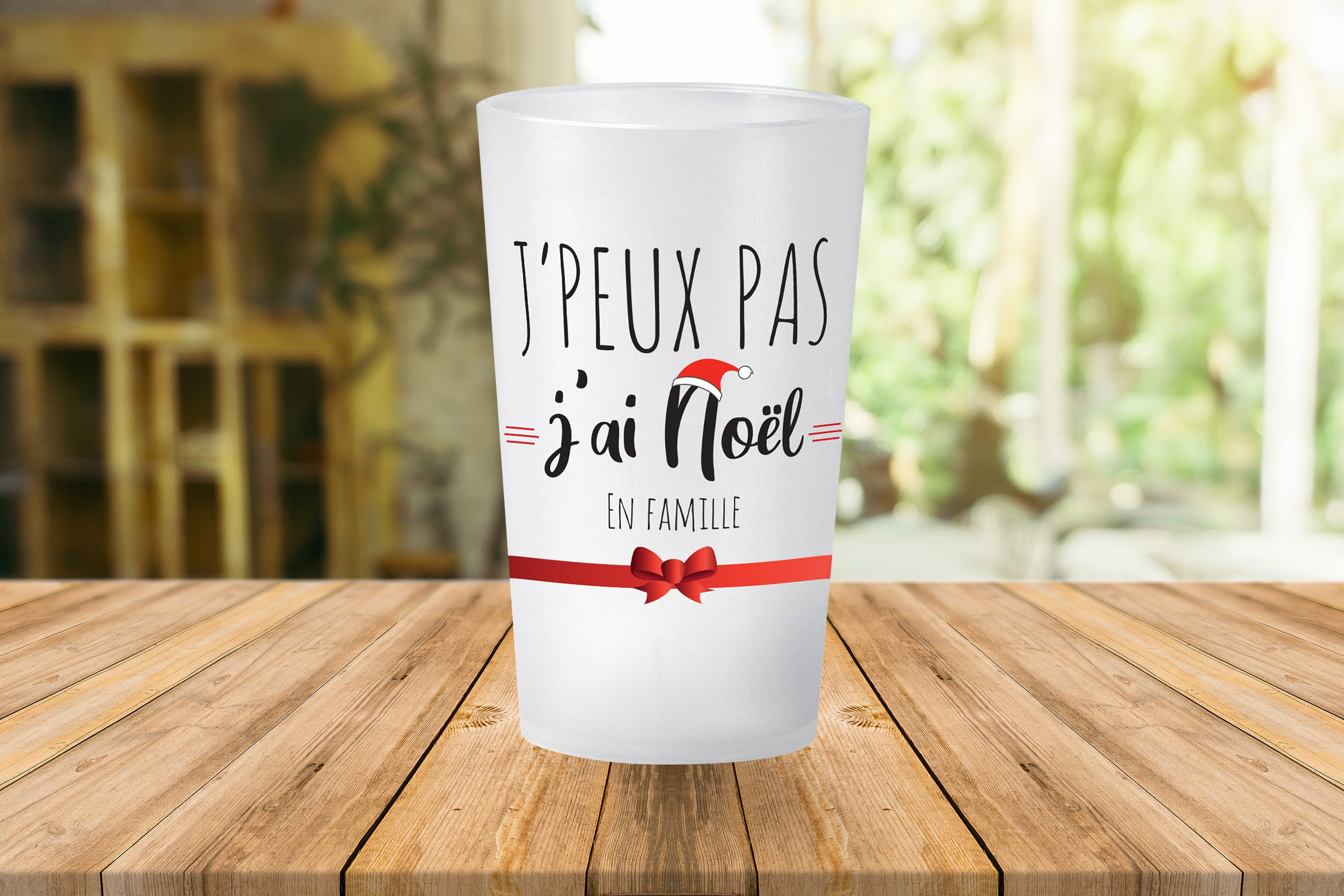 Gobelet Personnalisé Noël - Ecocup Réutilisable Décoration Table Réveillon Cadeau Noël