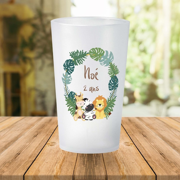 Gobelet Personnalisé Anniversaire Enfant - Ecocup Réutilisable - Anniversaire Jungle