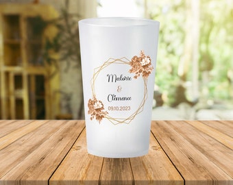 Gobelet Personnalisé Mariage - Ecocup Réutilisable - Mariage champêtre bohème