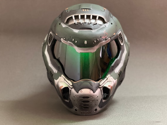 Doomguy Helmet DOOM Eternal for Cosplay and Airsoft ANY - Etsy Canada