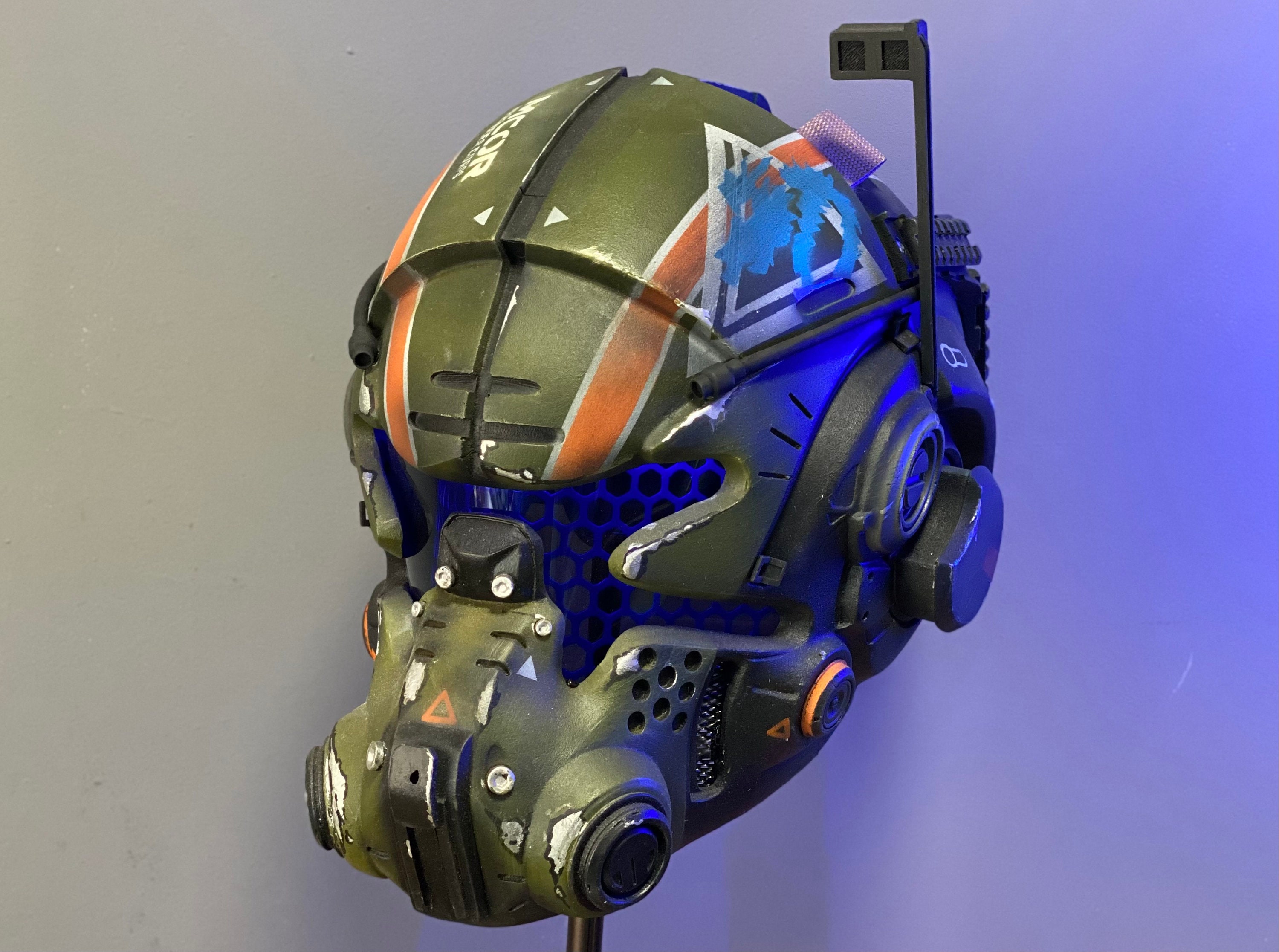 Pilot jack Cooper Helmet Titanfall 2 for Cosplay Etsy Canada
