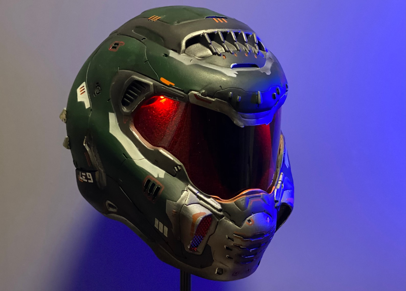 Doomguy Helmet DOOM Eternal for Cosplay and Airsoft ANY | Etsy Australia