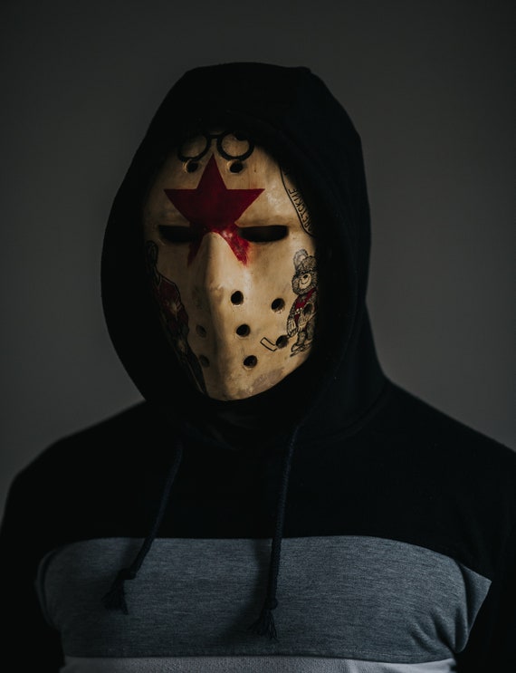 Hockey mask "Red army"