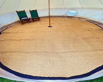 16 Coir Bell Tent Rug for 5M Tent 1/2 Moon Shaped Carpet