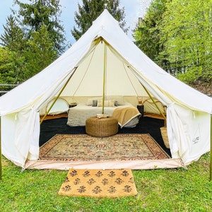 16 ft. Fernweh Bell Tent. A Canvas Yurt Tent Made For Long-Term Use, Outdoor Tent for Glamping & Camping