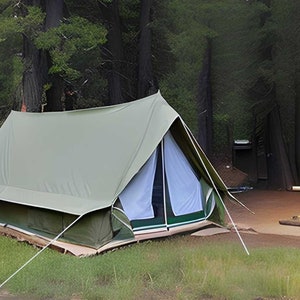 The Scout About A Frame Tent by Life Intents. The ultimate car camping tent. Spacious 11 ft long x 8&#39;9&quot; wide.