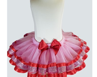 TUTU FOR GIRLS,Princess Tutu,First Birthday Tutu, Birthday outfit, Ribbon Trimmed tutu, Little girl outfit,Girls dancing Tutu, 18+24