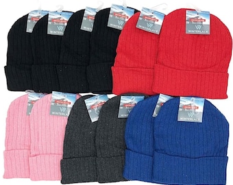 Custom Kids Beanie, Personalized Embroidered Winter Hat, Christmas Gift for Ages 2-10, Warm Cozy Beanie