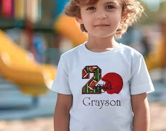 Personalized football Birthday Shirt for Boys