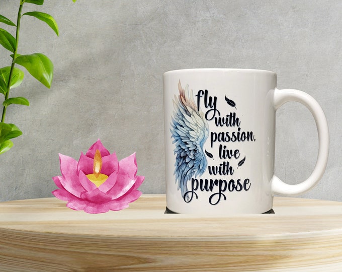 Positive affirmation coffee mug, Beautiful Gift for young daughter,Ceramic  11 oz Coffee or Tea Mug
