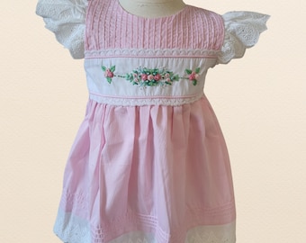 Easter dress,One-of-a-kind Hand Embroidered Dress for Summer Style