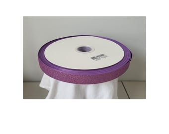 Lavender 7/8" Glitter Grossgrain Ribbon for sewing, crafts bow making and more