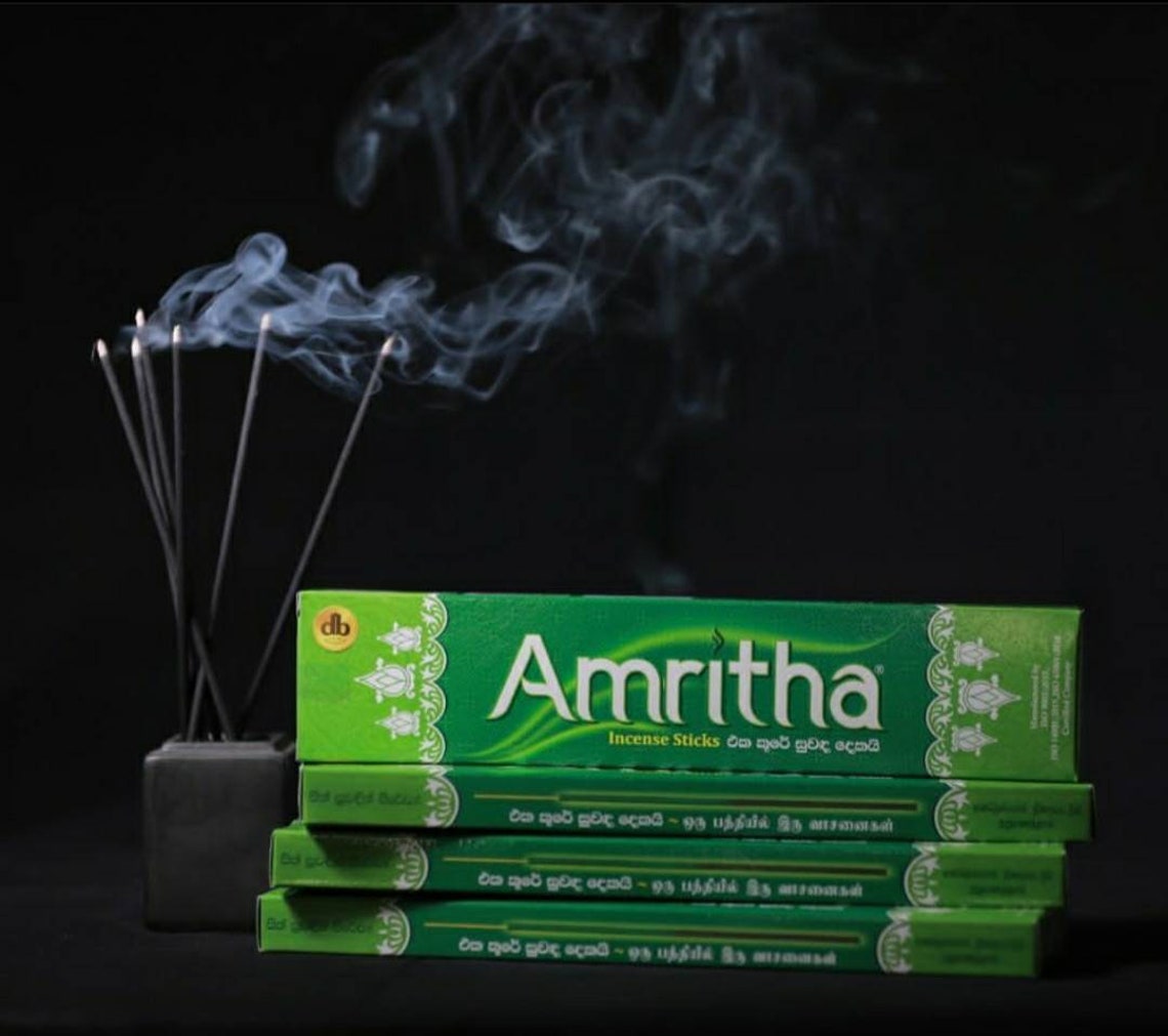 Amritha Incense Sticks From Sri Lanka. Two scents in one joss Etsy