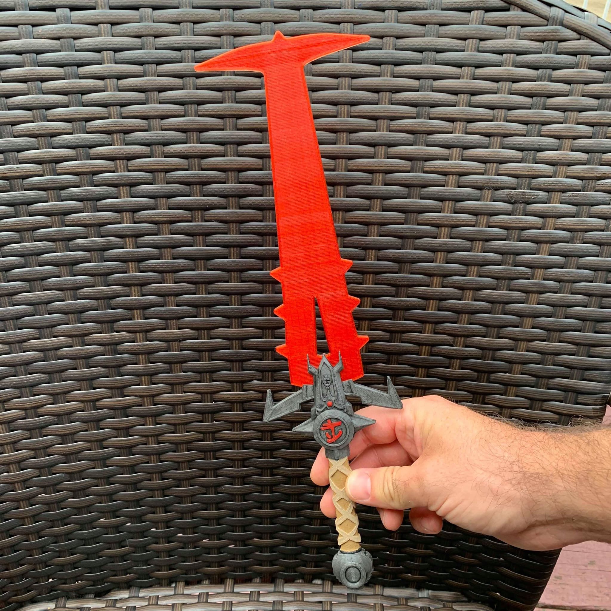 13.5 Doom Eternal Crucible Sword Action Figure Prop Etsy