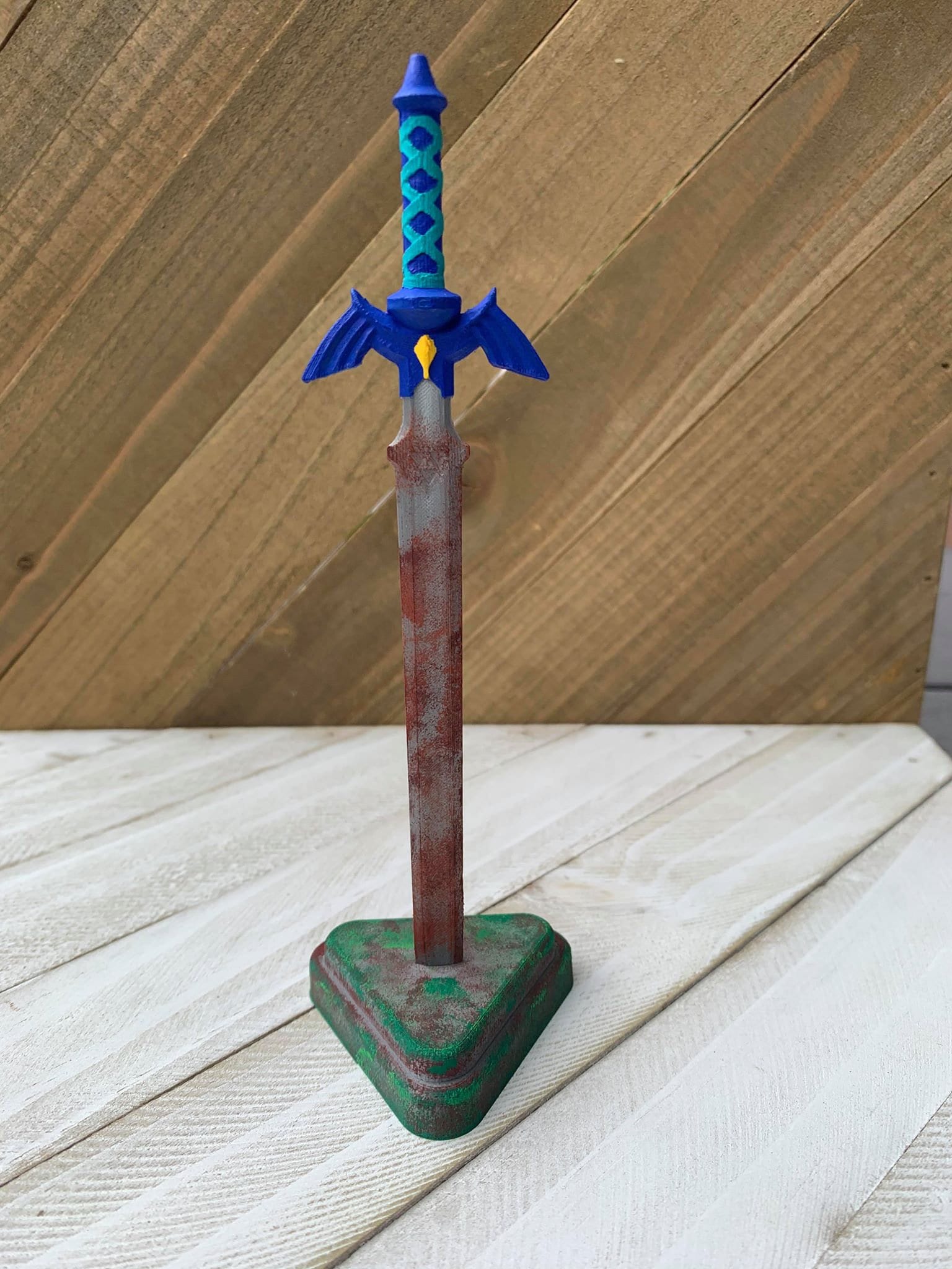 Legend Of Zelda Rusty Master Sword 3d Printed 3d Printing Etsy