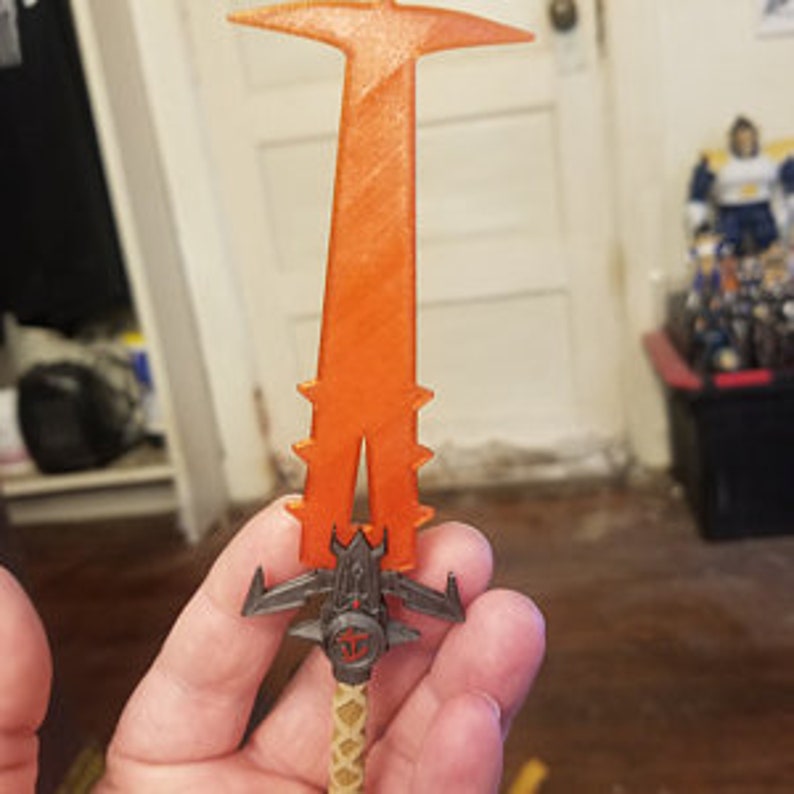 Doom Eternal Crucible Sword Action Figure Prop Birthday Etsy