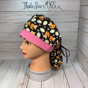 Cute Fox Cap with Ponytail Holder