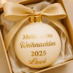 6 cm gravierte und oder folierte Weihnachtskugel personalisiert, Christbaumkugel,   Glaskugel, Glas, Bitte Artikelbeschreibung lesen