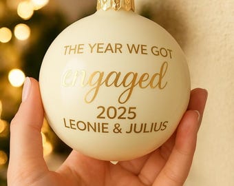 Weihnachtskugel 6cm , personalisiert, Christbaumkugel,  Weihnachtsschmuck Glaskugel, Glas,  6cm
