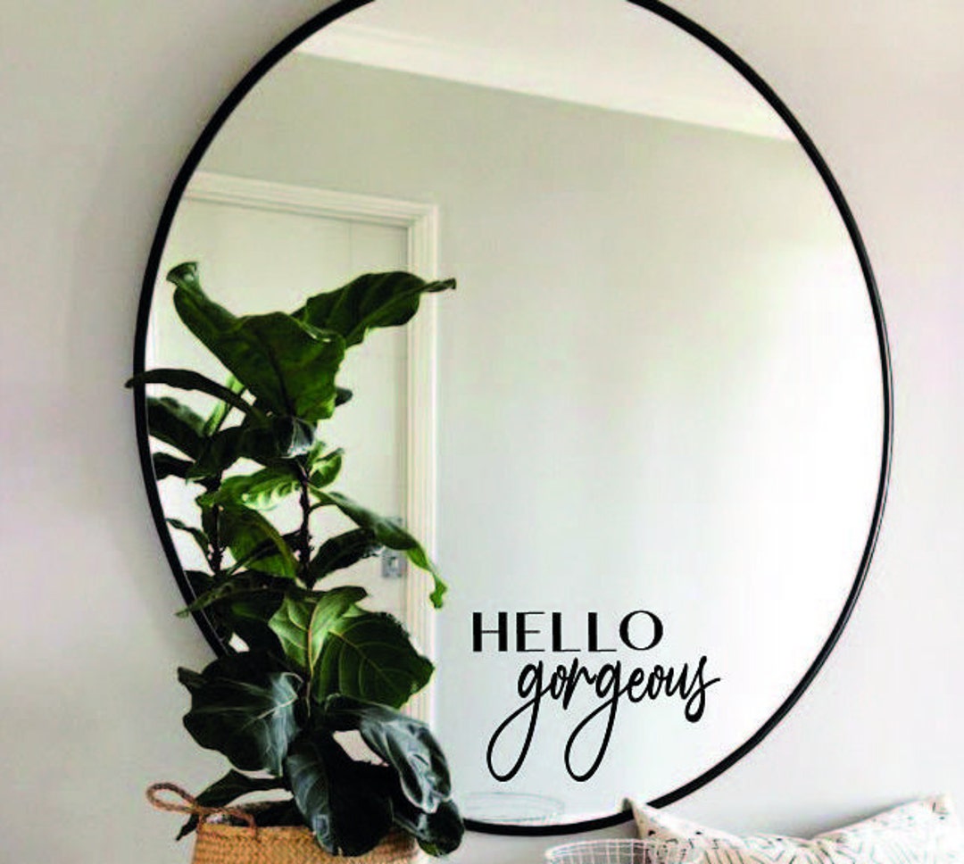 Mirror Sticker, Sticker for Mirror, Always Positive, Sticker Mirror ...