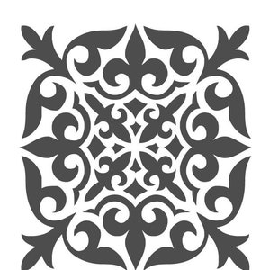 Stencil ornament, Moroccan, oriental, airbrush stencil, stencil, wall tattoo, wall decor Active Photos