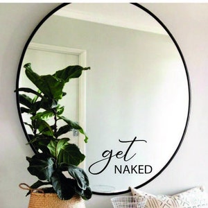 Mirror sticker, sticker for mirror, always positive, sticker mirror, personalizable sticker, home decor
