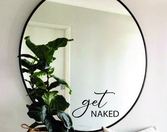 Mirror sticker, sticker for mirror, always positive, sticker mirror, personalizable sticker, home decor