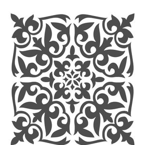 Stencil ornament, Moroccan, oriental, airbrush stencil, stencil, wall tattoo, wall decor Active Photos