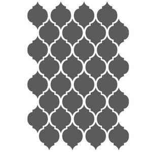 Stencil, Moroccan, pattern morocco, oriental, airbrush stencil, DIN A 4, stencil, wall tattoo,