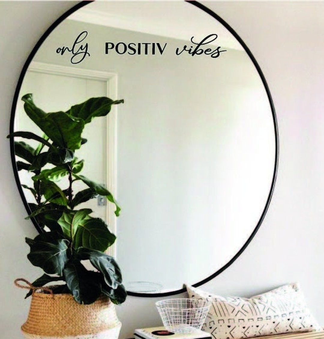 Mirror Sticker, Sticker for Mirror, Always Positive, Sticker Mirror ...