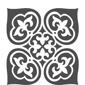 Stencil ornament, Moroccan, oriental, airbrush stencil, stencil, wall tattoo, wall decor Active Photos