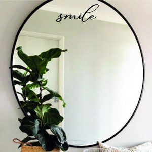 Mirror sticker, sticker for mirror, always positive, sticker mirror, personalizable sticker, home decor